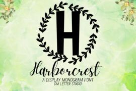 Harborcrest Monogram Font