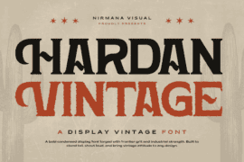 Hardan Vintage Demo Font