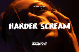 Harder Scream Demo Font
