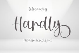 Hardly Font