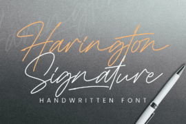 Harington Signature_DEMO Font