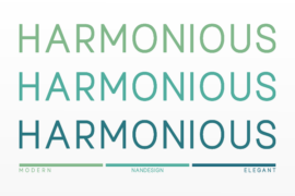 Harmonious ND Font