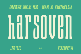 Harsoven DEMO Font
