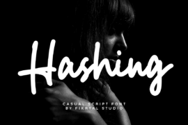 Hashing Font