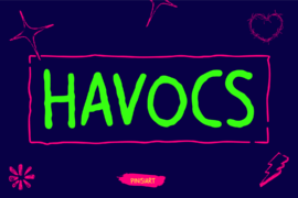 HAVOCS Font