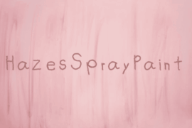 HazesSprayPaint Font