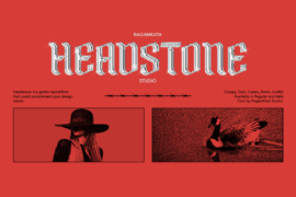 Headstone DEMO Font Family