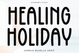 Healing Holiday Font