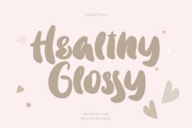 Healthy Glossy Font