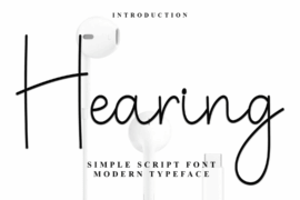 Hearing Font