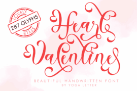 Heart Valentine Demo Font Family