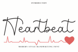 Heartbeat Sensor Font