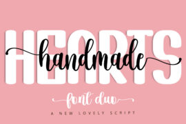 Hearts Handmade Font Family