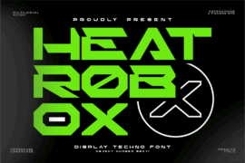 Heat Robox Font