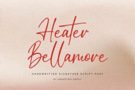 Heater Bellamore Font