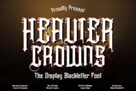 Heavier Crowns Font