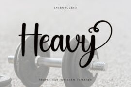 Heavy Font