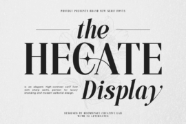 Hecate Display Font Family