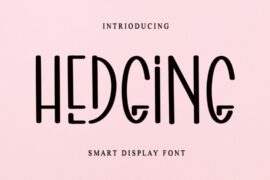 HEDGING Font