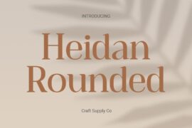Heidan Rounded Demo Font