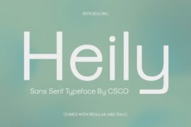 Heily Demo Font