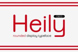 Heily Rounded Demo Font