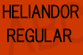 Heliandor Font