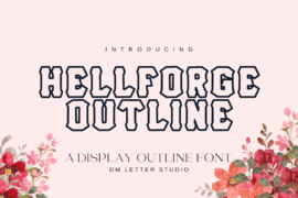 Hell Forge Outline Font