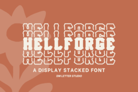 Hell Forge Stacked Font