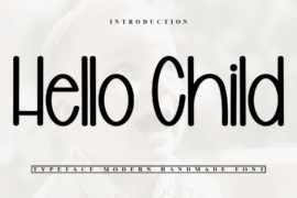 Hello Child Font