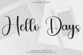 Hello Days Font