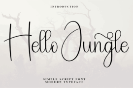Hello Jungle Font