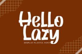Hello Lazy Font