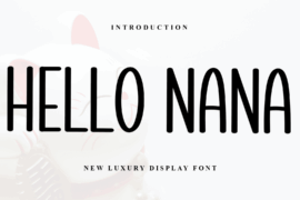 Hello Nana Font