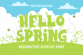 Hello Spring Font