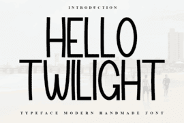 Hello Twilight Font