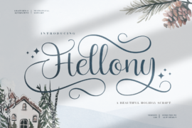 Hellony free vertion Font