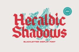 Heraldic Shadows Font