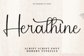 Herathine Elegan Font