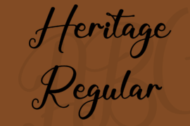Heritage Font