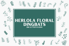 Herlora Floral Dingbat Font