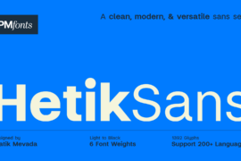 Hetik Demo Font