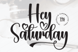 Hey Saturday Font