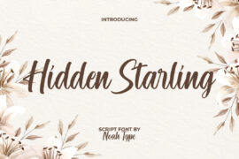 Hidden Starling Demo Font