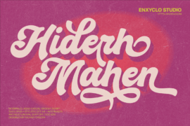 Hiderh Mahen Demo Font