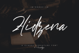 Hidzena Font