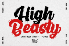 High Beasty Font