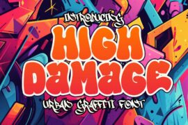 High Damage Font Family