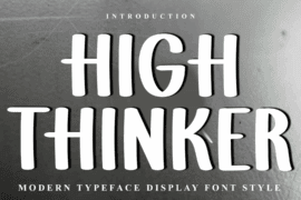 High Thinker Font