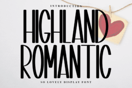 Highland Romantic Font